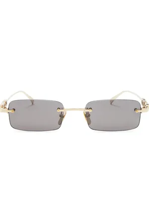 Gucci Rectangular Sunglasses in Shiny Endura Gold - Metallic Gold. Size all.