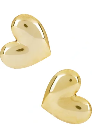 Jennifer Behr Hart Earrings in Gold - Metallic Gold. Size all.
