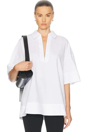 Staud Yvette Top in White - White. Size M/L (also in XS/S).