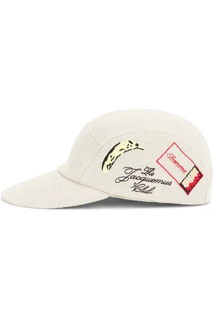 Jacquemus La Casquette Liga Cap in Off White - Beige. Size 56 (also in 58, 60).