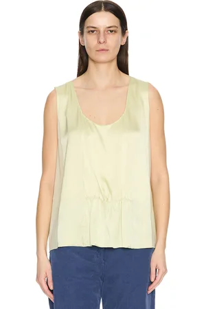 The Row Dinara Top in Pale Grass - Green. Size 2 (also in ).