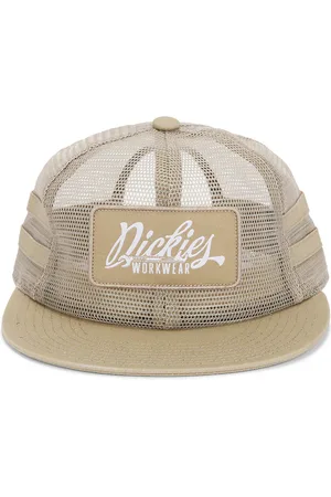 Dickies Unconstructed Wrench Full Mesh Cap in Khaki - Nude. Size all.