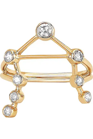 Logan Hollowell Libra Constellation Ring in Gold - Metallic Gold. Size 6 (also in ).