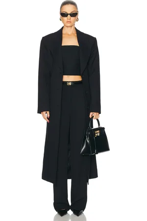 EAVES Dor Classic Suiting Coat in Black - Black. Size L (also in M, S, XS).