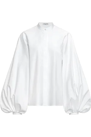 Alaïa ALAΪA Balloon Shirt in Blanc - White. Size 34 (also in 36).