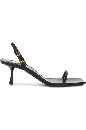 Saint Laurent Jaspe Sandal in Nero - Black. Size 36 (also in 36.5, 37, 38, 38.5, 39.5).