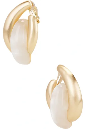 Cult Gaia Audrina Earring in Pearlized Ivory - Ivory. Size all.