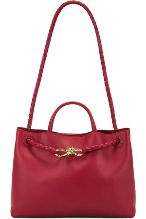 Bottega Veneta Medium Andiamo Bag in Rosewood Space & Muse Brass - Red. Size all.