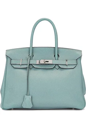 Hermès Togo Birkin 30 Handbag in Ciel - Blue. Size all.
