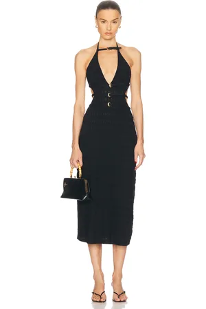 Cult Gaia Evaleigh Knit Dress in Black - Black. Size L (also in S, XL, XS).