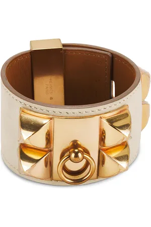 Hermès Collier De Chien Bracelet in Ivory - Ivory. Size all.
