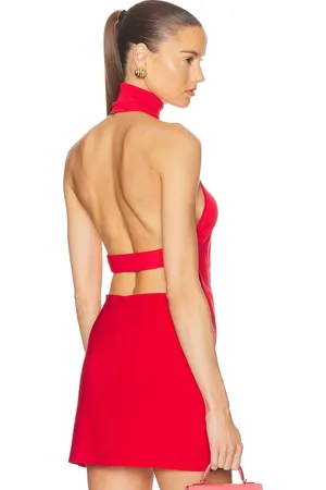 Cult Gaia Wake Knit Top in Lollipop - Red. Size M (also in S).