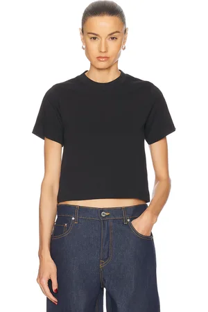 GRLFRND Boy Tee in Black - Black. Size L (also in M, S, XS, XXS).