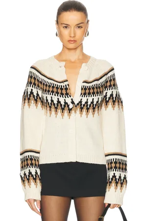 SER.O.YA Amaya Cardigan in Eggshell - Ivory. Size S (also in ).