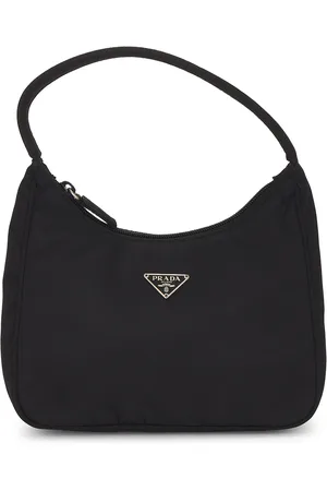 Prada Tessuto Sport Hobo Bag in Black - Black. Size all.