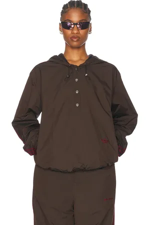 adidas Anorak in Night Brown - Brown. Size L (also in M, S, XL/1X).