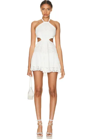LOVESHACKFANCY X REVOLVE Bohima Dress in True White - White. Size 12 (also in ).