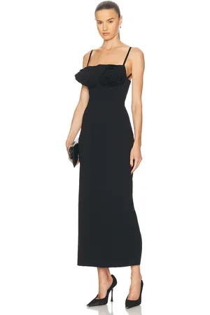 Jean Paul Gaultier Conic Cup Long Dress in Black - Black. Size 34 (also in 36, 38, 40).