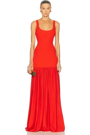 Retrofete Kennedi Knit Dress in Metallic Geranium - Red. Size M (also in S, XS).