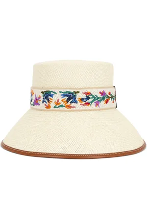 VALENTINO GARAVANI Antibes Bucket Hat in Naturale & Antique - Neutral. Size L (also in M, S).