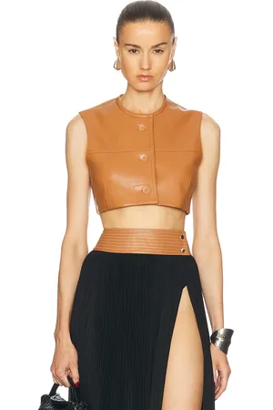ALEXIS Revel Top in Saddle - Brown. Size S (also in ).