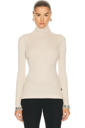 Goldbergh Mira Long Sleeve Sweater in Champagne - Cream. Size S (also in ).