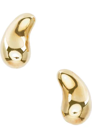 Tiffany & Co. Elsa Peretti 18k Bean Earrings in Gold - Metallic Gold. Size all.