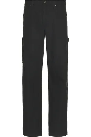 Dickies Relaxed Fit Duck Jean in Rinsed Black - Black. Size 34x32 (also in 36, 38x32).