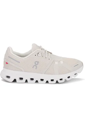 On Running Cloud 6 Sneaker in Pearl & White - Grey. Size 10 (also in 5, 5.5, 6.5, 7, 9, 9.5).