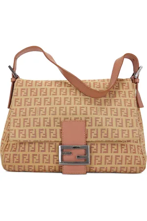 Fendi Zucca Mama Baguette Shoulder Bag in Pink - Pink. Size all.