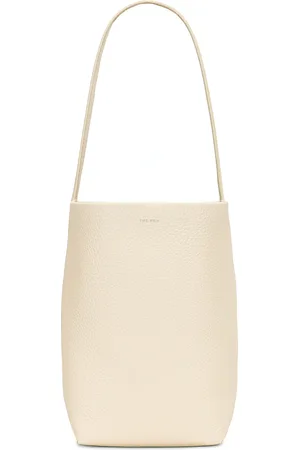 The Row Small North South Park Tote Bag in Ivory PLD - Cream. Size all.