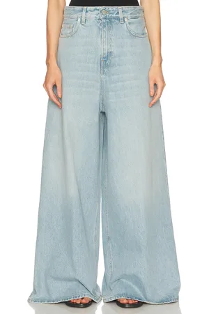 haikure Big Bethany Wide Leg in Paradise Wash - Blue. Size 23 (also in 24, 25, 26, 27, 28, 29).