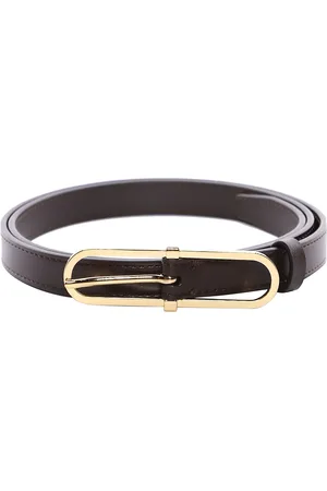 The Row Hermine Belt in Black SHG - Black. Size M (also in XL, XS).