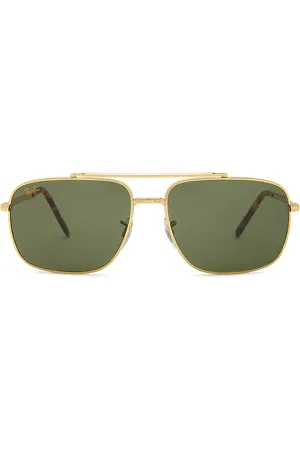Ray-Ban Sunglasses in Gold & Black in Legend Gold - Black. Size all.