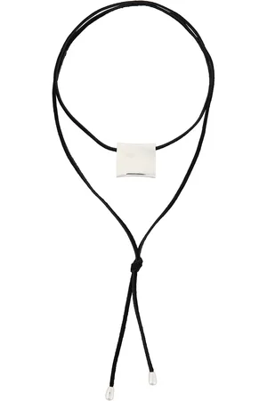 Eliou Tatum Wrap Necklace in Silver Plated - Metallic Silver. Size all.
