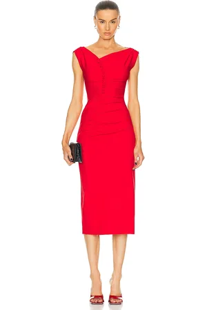 AKNVAS Ivy Stretch Jersey Dress in Red - Red. Size 0 (also in ).