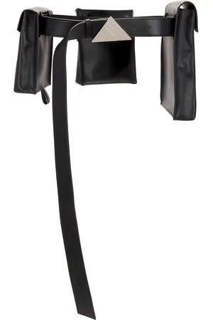 The Attico Cintura Belt in Black - Black. Size M (also in ).