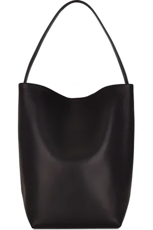 The Row Large North South Park Tote Bag in Black - Black. Size all.