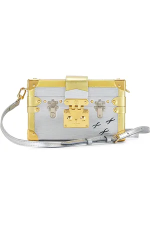 LOUIS VUITTON Petite Malle Shoulder Bag in Multicolor - Metallic Silver. Size all.