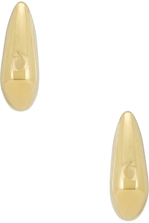 Bottega Veneta Drop Earrings in Yellow Gold - Metallic Gold. Size all.