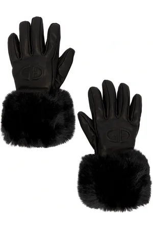 Goldbergh Lady Gloves in Black - Black. Size 6.5 (also in ).