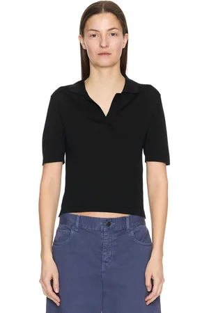The Row Julianna Polo in Black - Black. Size M (also in ).