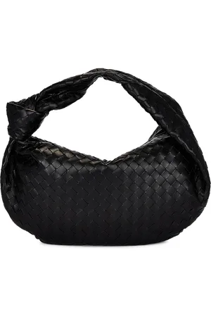Bottega Veneta Small Jodie Bag in Black & Gold - Black. Size all.