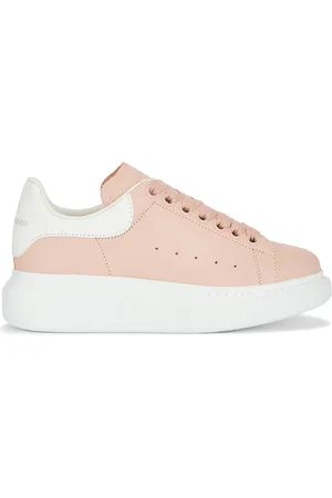 Alexander McQueen Oversized Sneaker in Petal & White - Pink. Size 36 (also in 36.5, 37, 37.5, 38, 38.5, 39, 39.5, 40, 41).