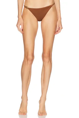 VERSACE Bikini Bottom in Tobacco - Brown. Size 1 (also in 2, 3).