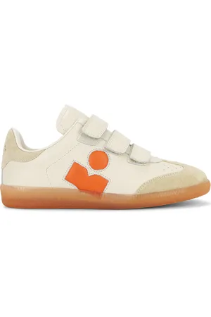 Isabel Marant Beth Sneaker in Beige & Orange - Beige. Size 36 (also in 38, 39, 41).