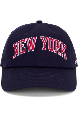 Sporty & Rich New York Ivy Hat in Dark Navy - Navy. Size all.