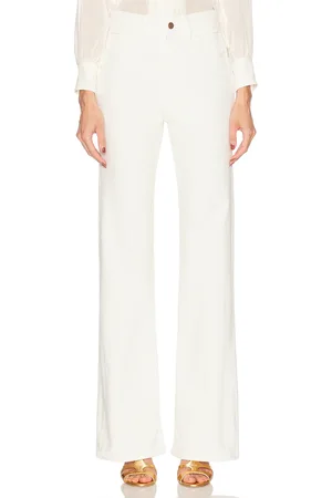 Tom Ford Flare Jean in Soft White - White. Size 25 (also in 26, 29).