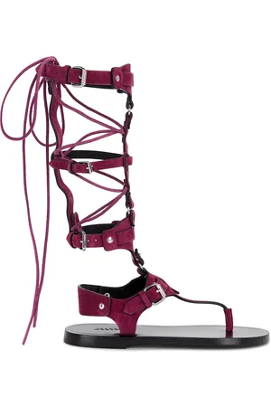 Isabel Marant Nensi Sandal in Raspberry - Pink. Size 36 (also in 37, 38).