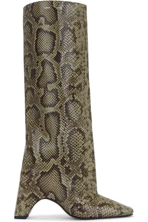 COPERNI Python Printed Bridge Boot in Green - Green. Size 38 (also in ).